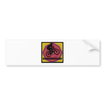bike Inter Stellar Bumper Stickers