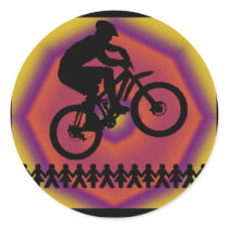 bike Inter Stellar Round Sticker