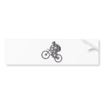 Bike Jimi Hazy Bumper Sticker