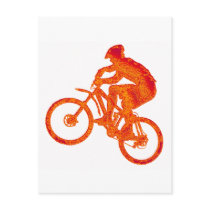 Bike Jump Stop Post Card
