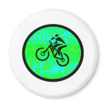 Bike Lime Funky Fridge Magnet