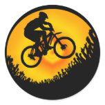 Bike Make More Round Stickers