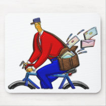 Bike Messenger AKA Special Delivery Mousepads