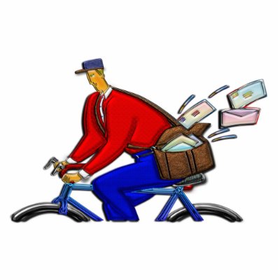 Bike Messenger AKA Special Delivery Cut Outs by blakerobson