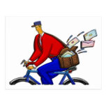 Bike Messenger AKA Special Delivery postcards
