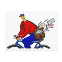 Bike Messenger AKA Special Delivery Post Cards
