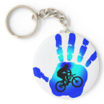 Bike Mr. Blues Key Chains