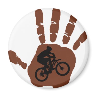 Bike Mudd Gripper Refrigerator Magnet by ninuno