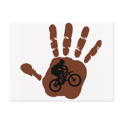 Bike Mudd Gripper Postcard by ninuno