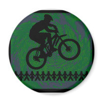 Bike My Description Refrigerator Magnets