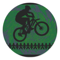 Bike My Description Round Stickers