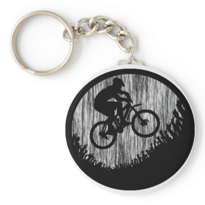 Bike Myst Day Keychain by ninuno