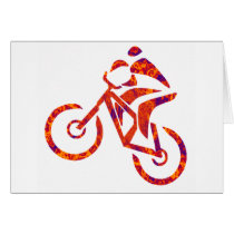 Bike New Complex Greeting Cards