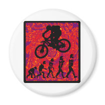 bike New shocker Fridge Magnets