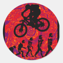 bike New shocker Sticker