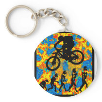 Bike No Work Keychain