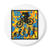 Bike No Work Refrigerator Magnets