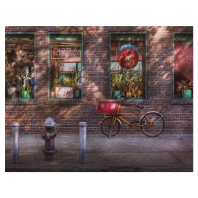 Bike - NY - Chelsea - The delivery bike Flyer Design by suburbanscenes
