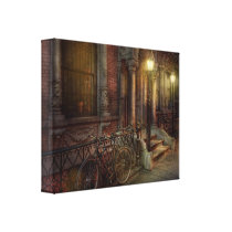Bike - NY - Greenwich Village - In the village canvas prints