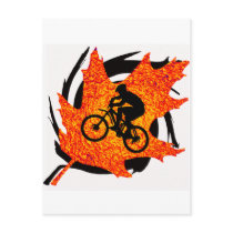 Bike Oak Side Post Card