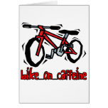Bike On Caffeine Greeting Cards