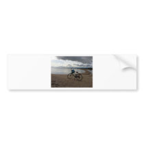 Bike on the Beach Bumper Sticker