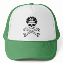 Bike or Die - Bike and Crossbones Trucker Hats