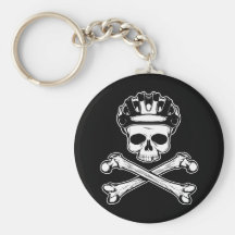 Bike or Die - Bike and Crossbones Key Chain