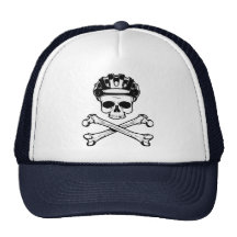 Bike or Die - Bike and Crossbones Mesh Hat