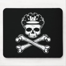 Bike or Die - Bike and Crossbones Mouse Mats