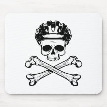 Bike or Die - Bike and Crossbones Mouse Pad