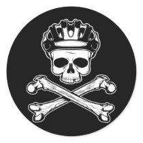 Bike or Die - Bike and Crossbones stickers
