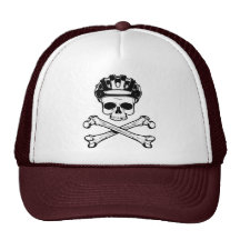 Bike or Die - Bike and Crossbones Trucker Hat