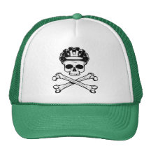 Bike or Die - Bike and Crossbones Trucker Hats