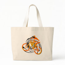 bike Orange Crush Tote Bag