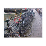 Bike Parking -- Amsterdam in November Post Card