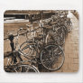 Bike Parking -- Amsterdam in November SEPIA Mousepads