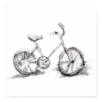 Bike Print from original drawing by studio236 Bike Print from original drawing