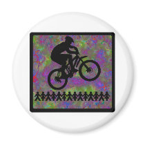 Bike Pure Evening Refrigerator Magnet