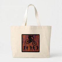 Bike Red Rocks Tote Bags