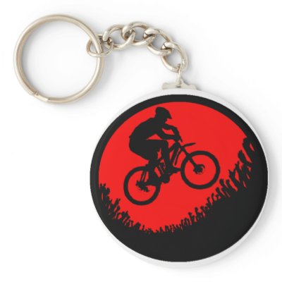 Bike RED Sight Key Chain by ninuno