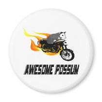 Bike Rider Awesome Possum magnets