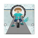 Bike Rider Boy Refrigerator Magnet