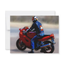Bike Rider invitations