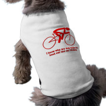 Bike Rider Knows Why Dog Sticks Head Out Window Dog Shirt