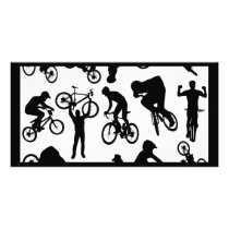 bike-riders photo card template
