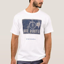 Bike Route : Lets go somewhere t-shirts by cobalty Bike Route : Lets go somewhere t-shirts