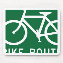Bike Route Mousepads