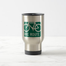 Bike Route Stainless Steel Mug