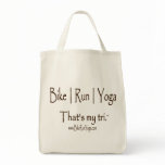 Bike | Run | Yoga Canvas Bag